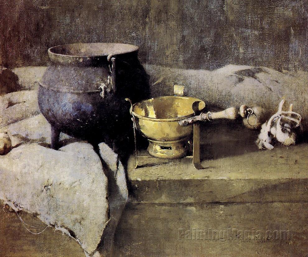 Still Life with Cauldron and Fondue