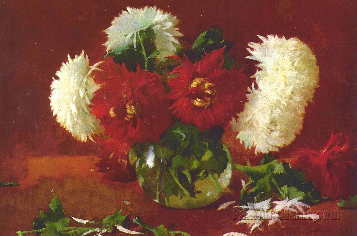 Still Life with Chrysanthemums