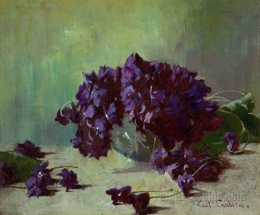 Still Life with Violets