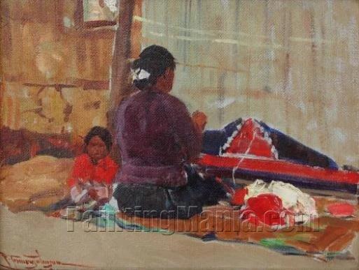 Navajo Weaver