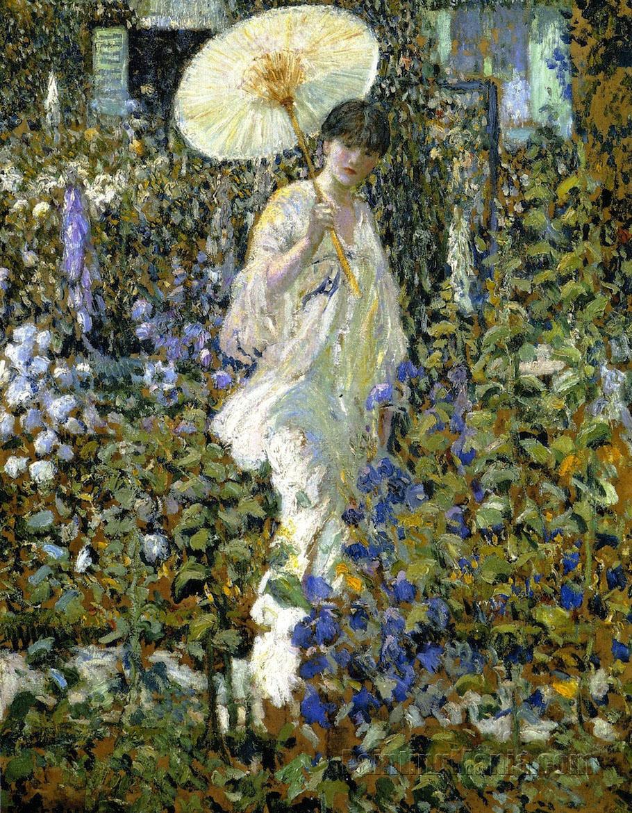 Sun and Wind - Frederick Carl Frieseke Paintings