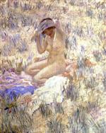 On the River - Frederick Carl Frieseke Paintings