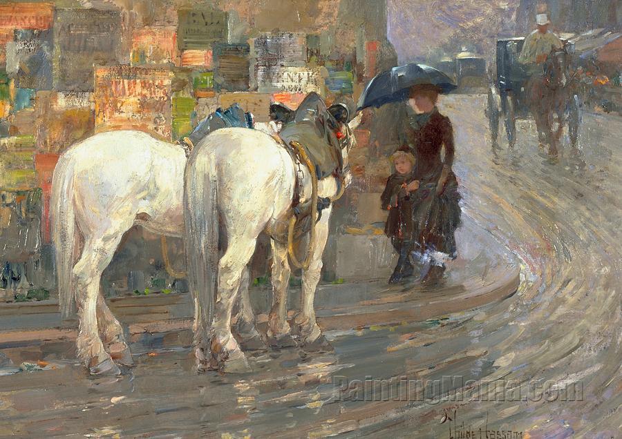 Paris Street Scene 1889