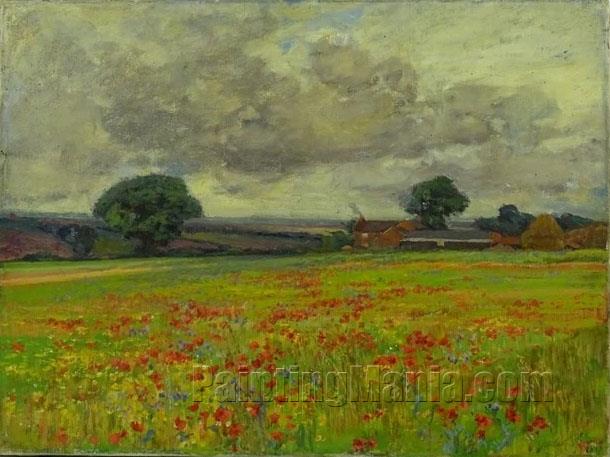 Landscape with Poppy Fields