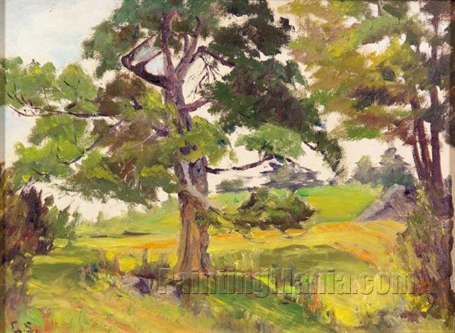 Landscape with Trees