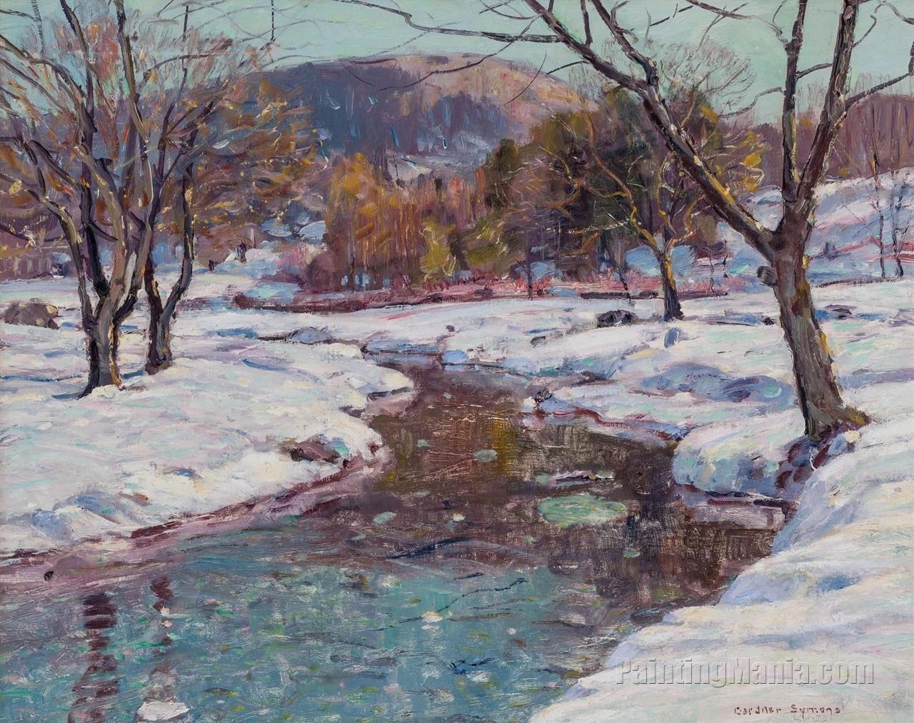 Valley Stream in Winter