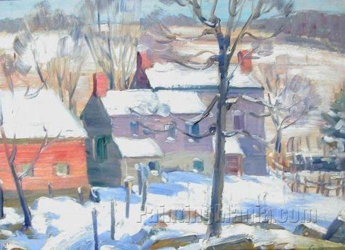 Winter Farm Scene