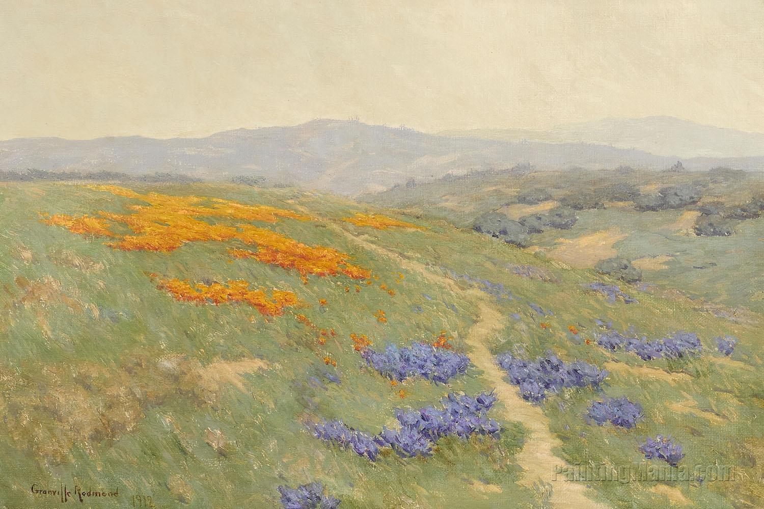 Lupines and Poppies