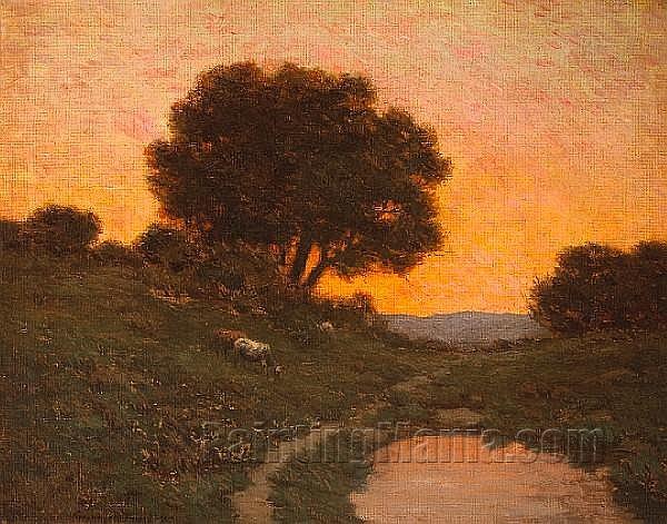 Pastoral Scene at Sunset