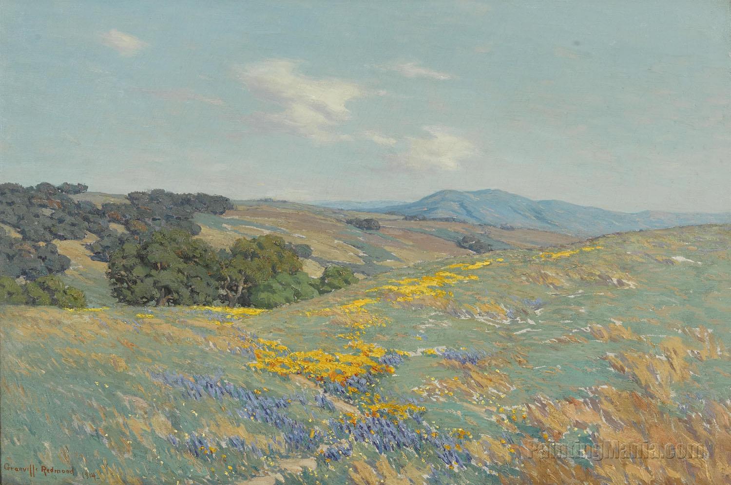 Poppies and Lupine 1914