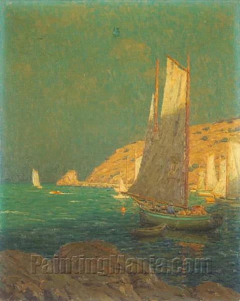 Sailing among Golden Bluffs