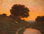 Pastoral Scene at Sunset