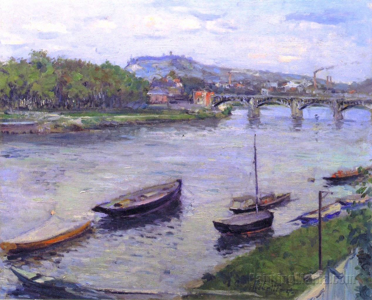 The Bank and Bridge at Argenteuil