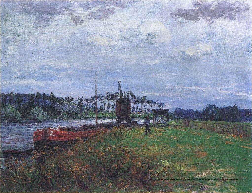 By the Oise River 1902