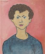 Curly-haired Portrait, Sailor Sweater (Allan Stein)