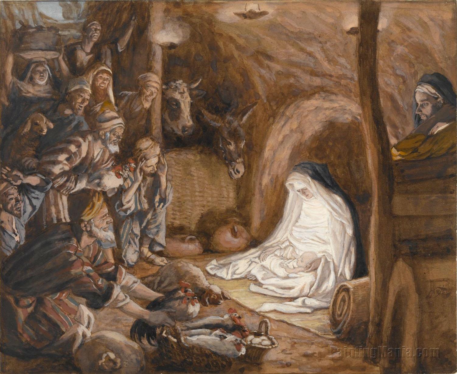 The Adoration of the Shepherds L adoration des bergers James