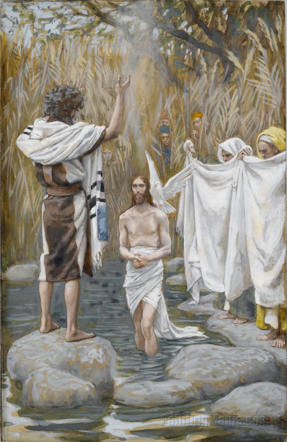 The Baptism of Jesus James Tissot Paintings