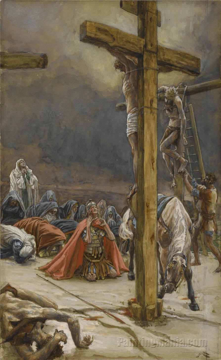 The Confession of Saint Longinus James Tissot Paintings