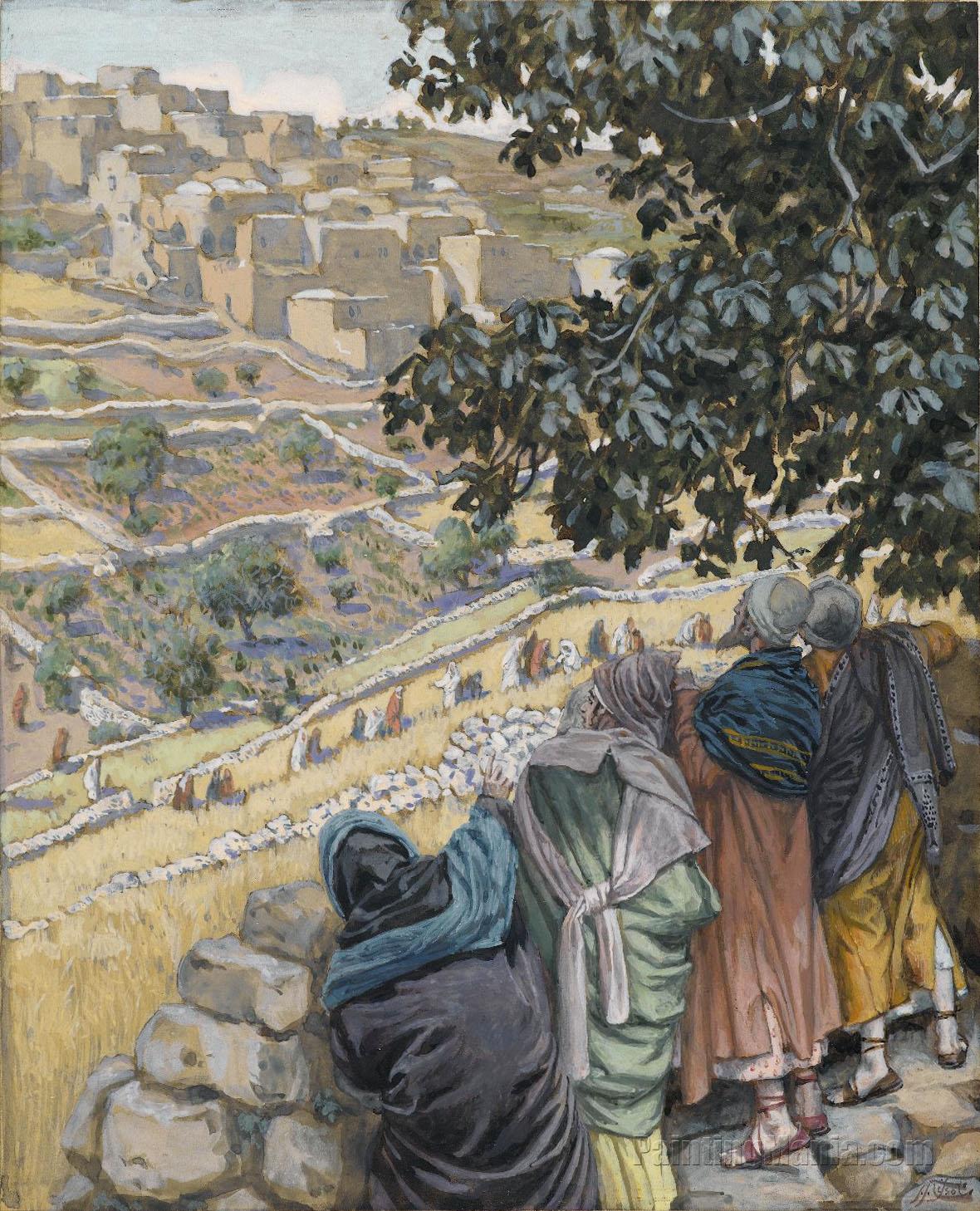 The Disciples Eat Wheat on the Sabbath James Tissot Paintings