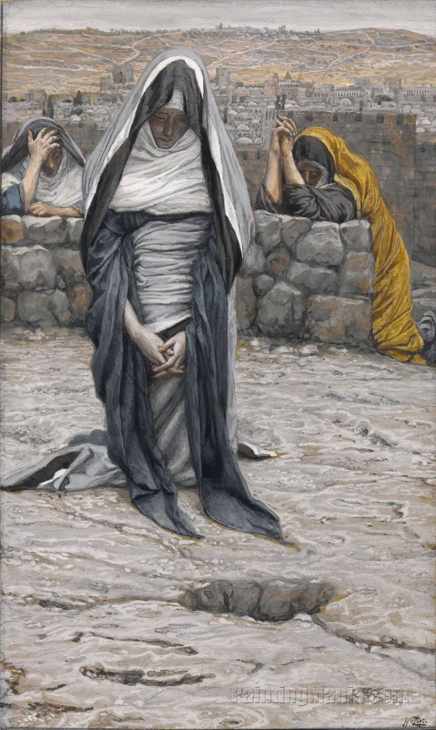 The Holy Virgin in Old Age James Tissot Paintings