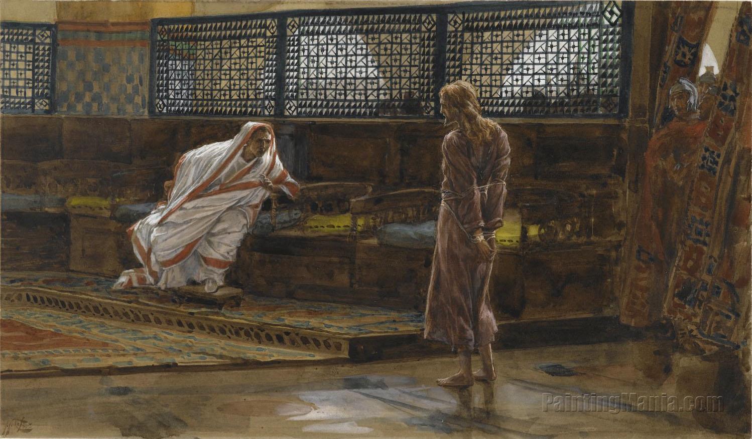 Jesus Before Pilate First Interview James Tissot Paintings