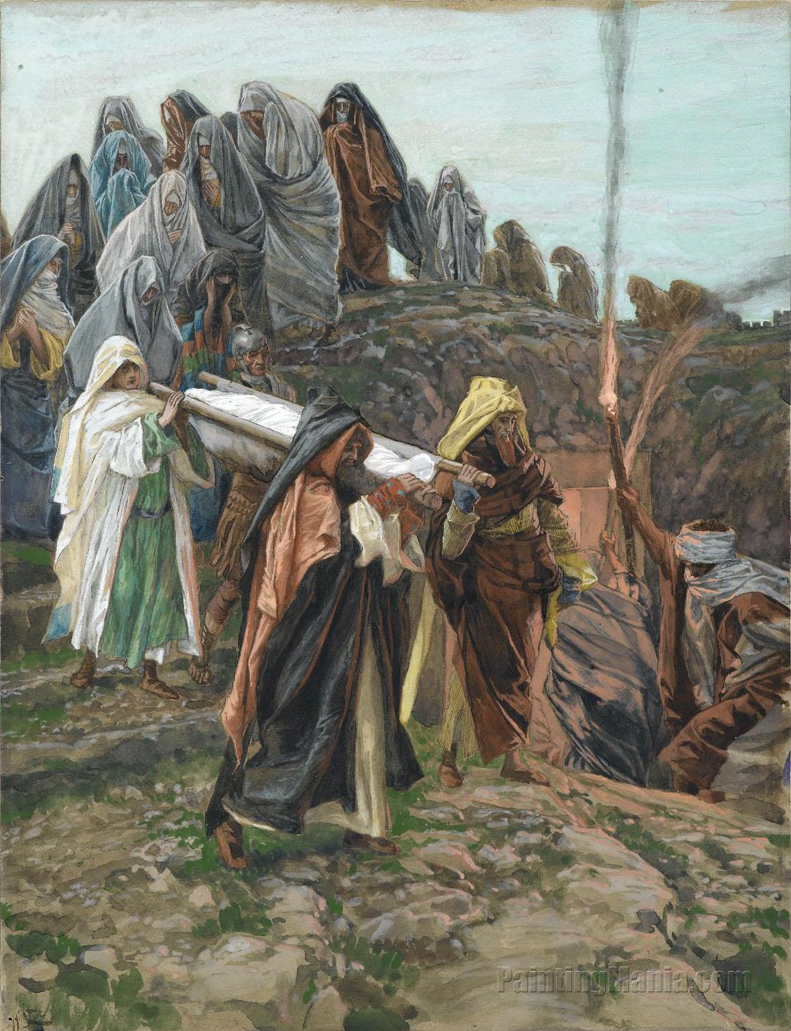 Jesus Carried to the Tomb