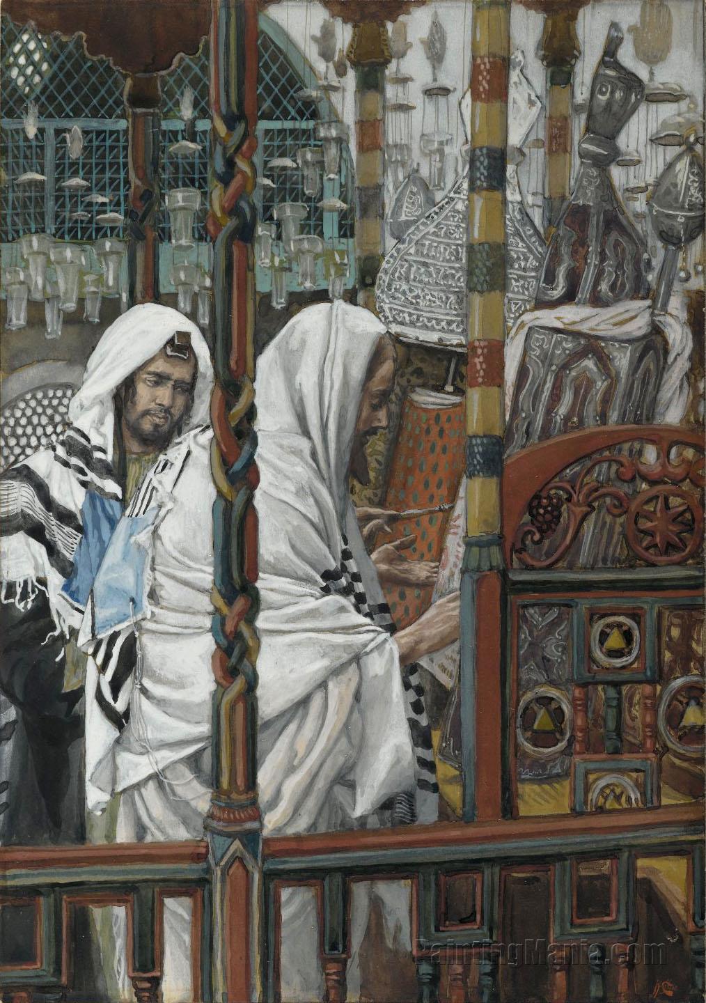 Jesus Teaches in the Synagogues James Tissot Paintings