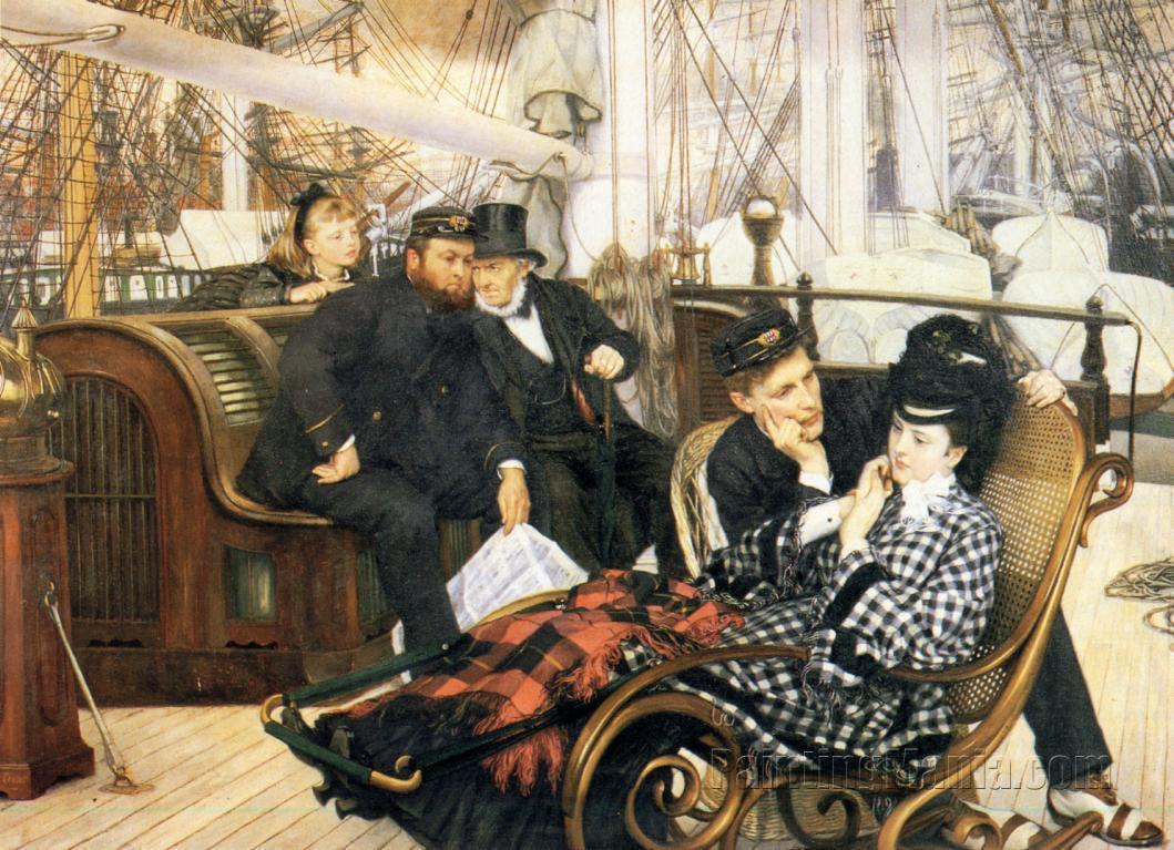 The Last Evening James Tissot Paintings