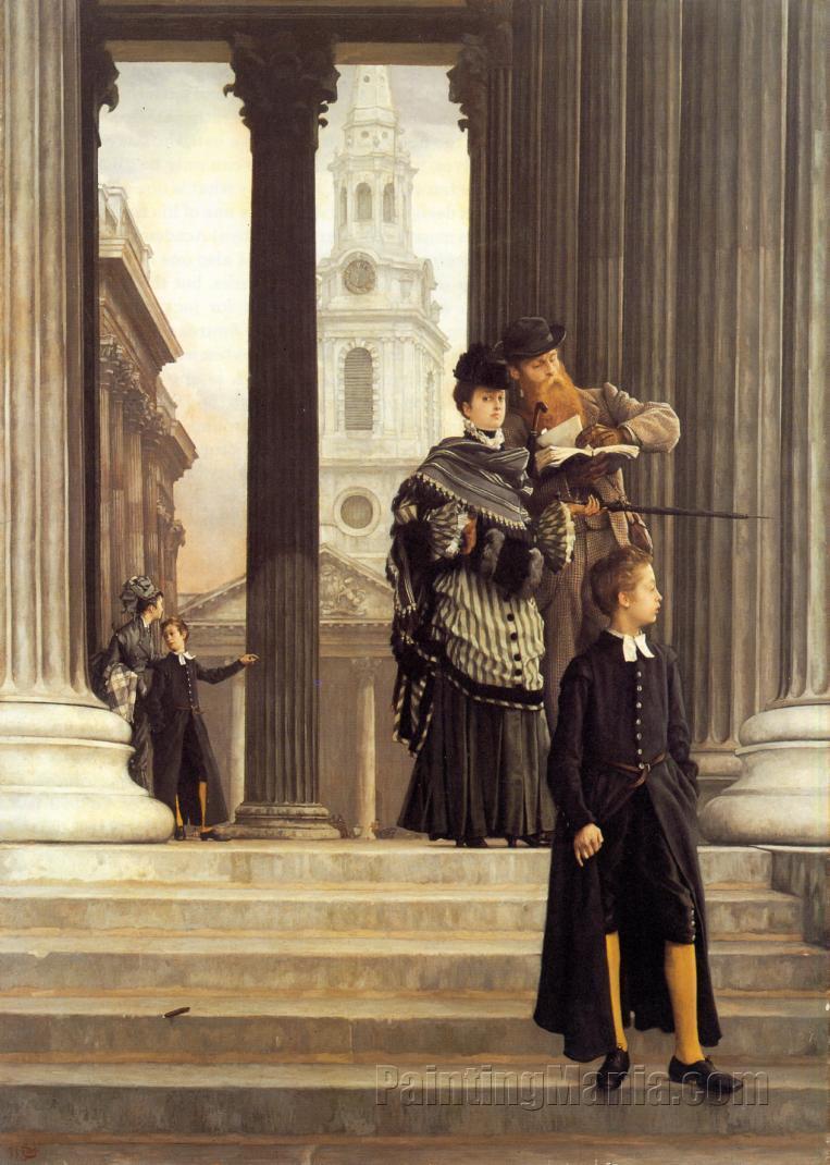 London Visitors James Tissot Paintings