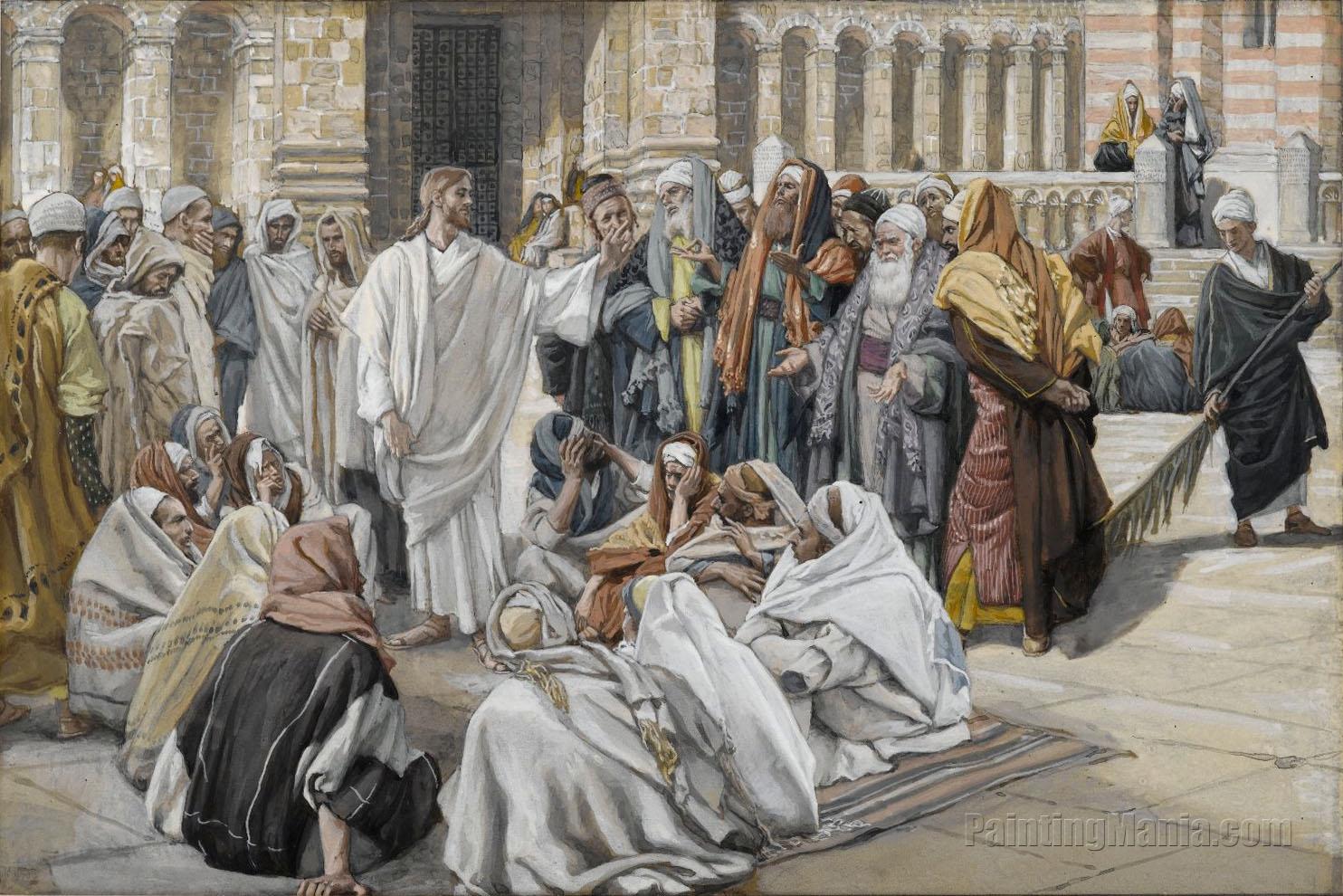 The Pharisees Question Jesus James Tissot Paintings