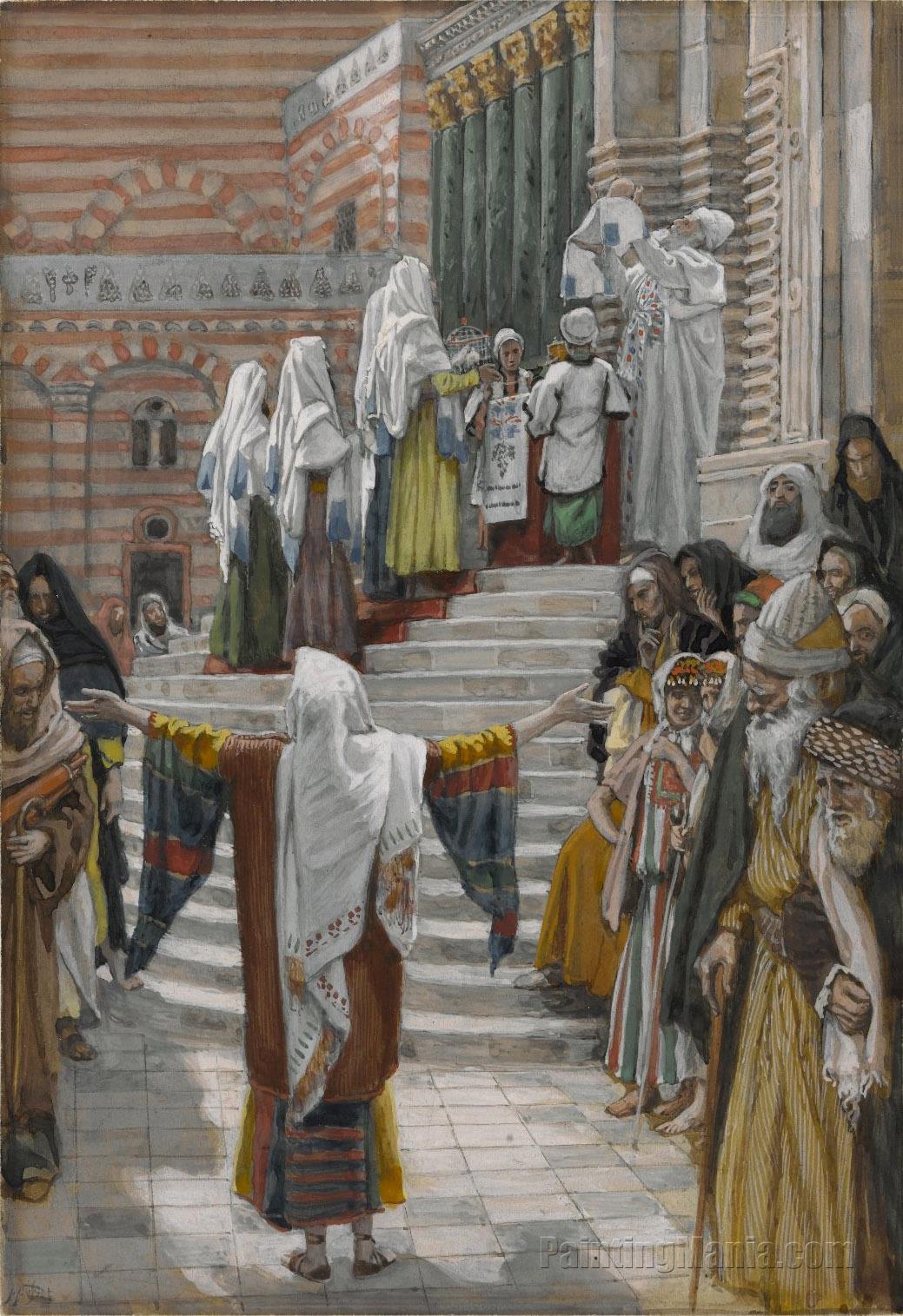 The Presentation of Jesus in the Temple James Tissot Paintings