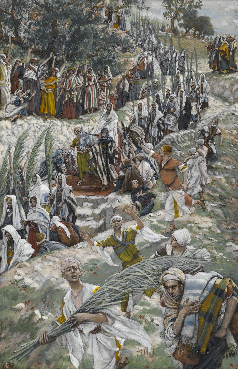 The Procession on the Mount of Olives