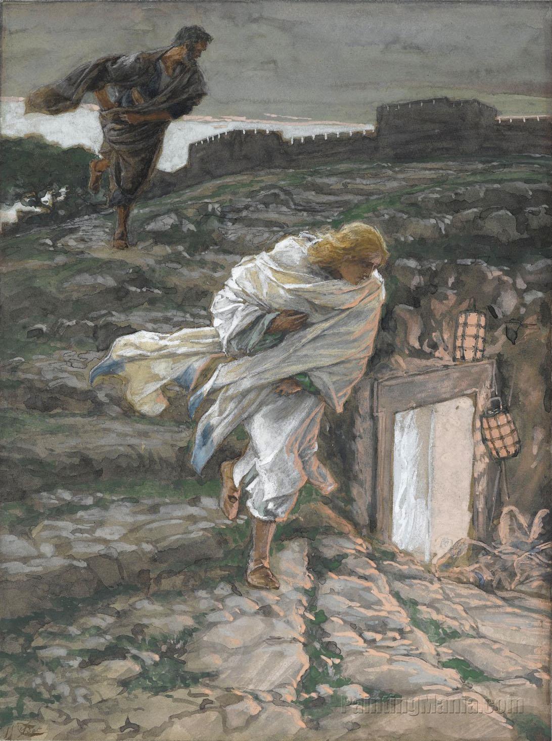 Saint Peter and Saint John Run to the Sepulchre