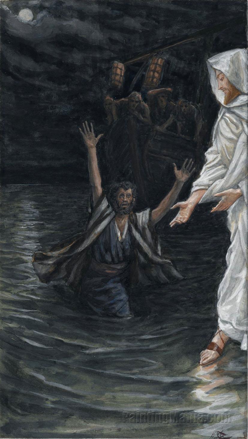 Saint Peter Walks on the Sea