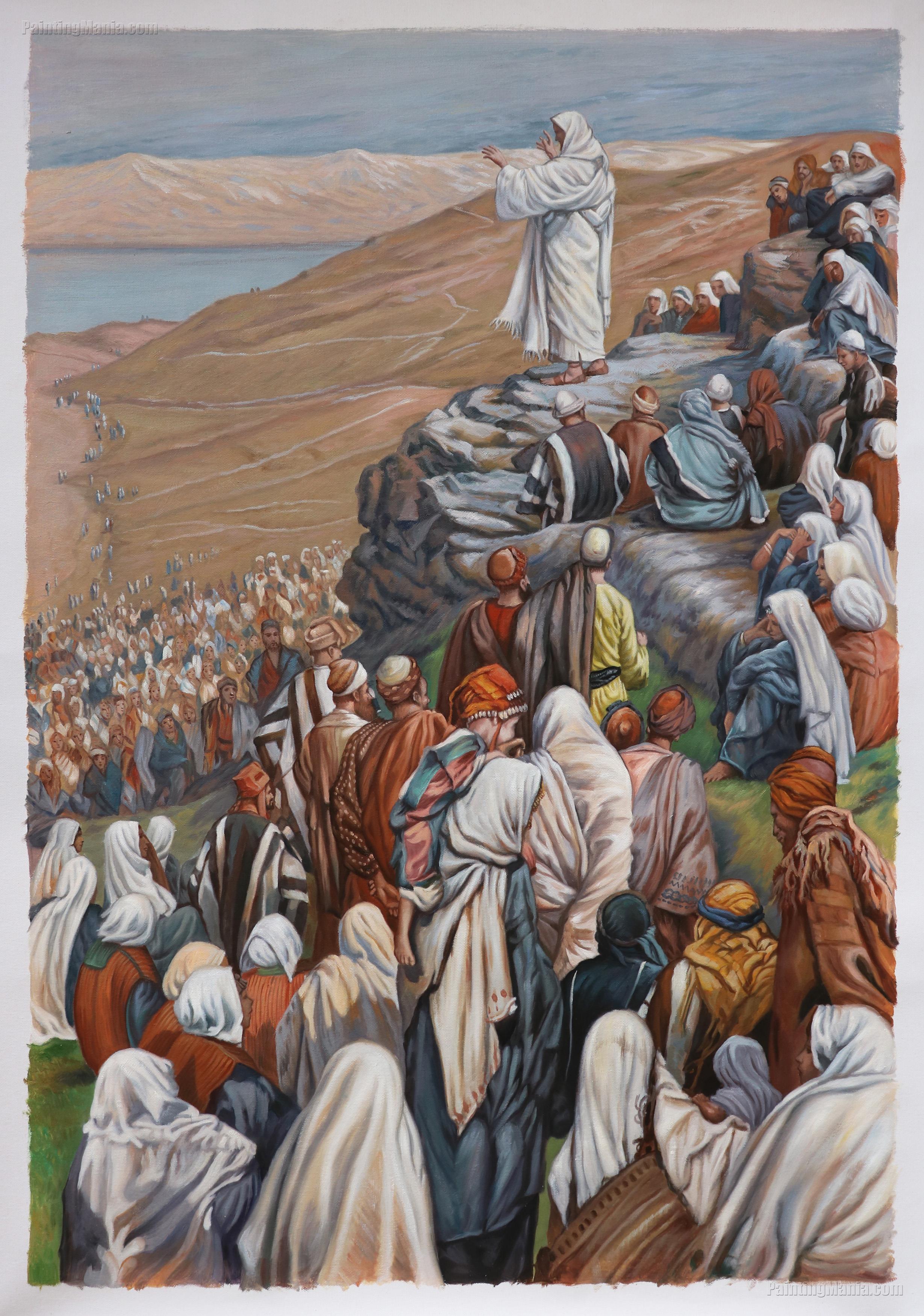 The Sermon of the Beatitudes James Tissot Paintings