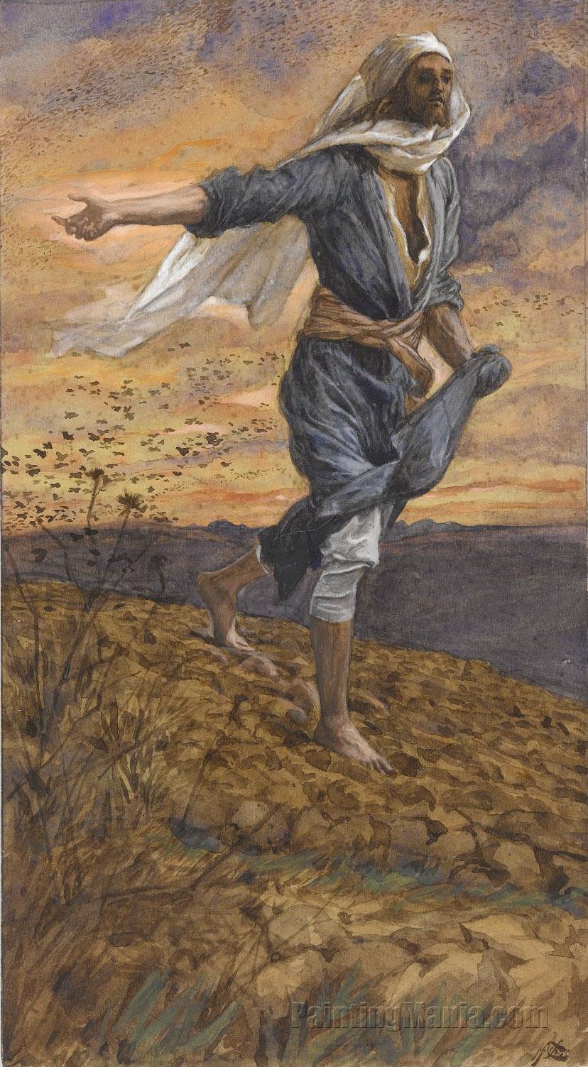 The Sower Le semeur James Tissot Paintings