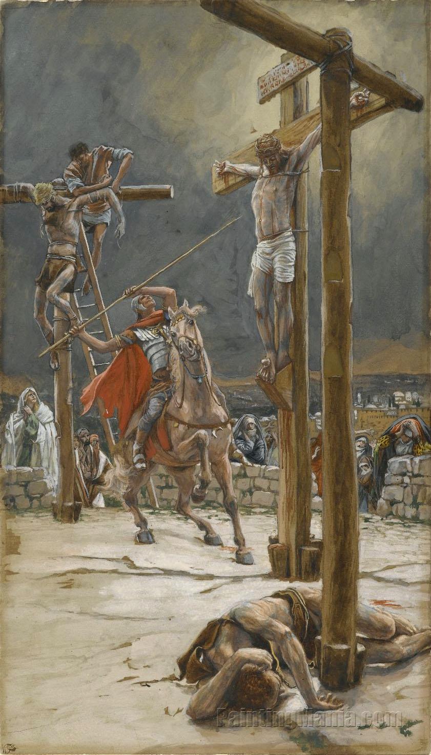 The Strike of the Lance James Tissot Paintings