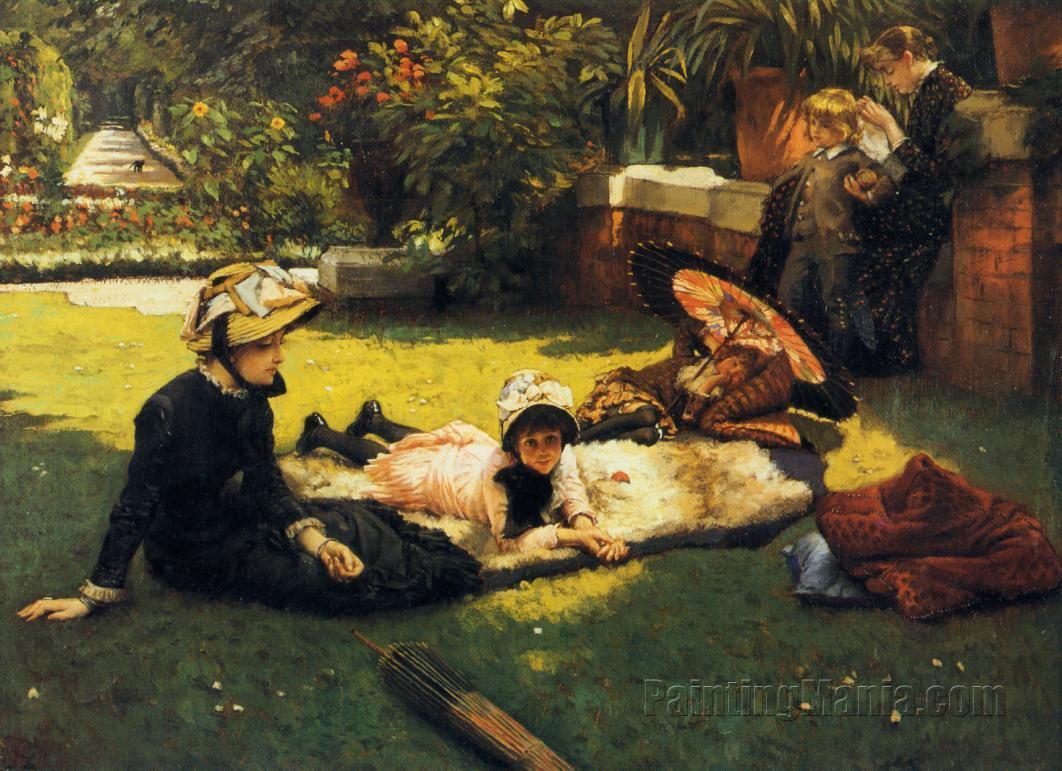 In the Sunshine James Tissot Paintings