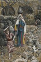 Jesus and his Mother at the Fountain James Tissot Paintings