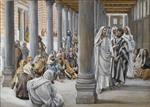 Jesus Walks in the Portico of Solomon James Tissot Paintings