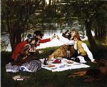 Partie Carree James Tissot Paintings