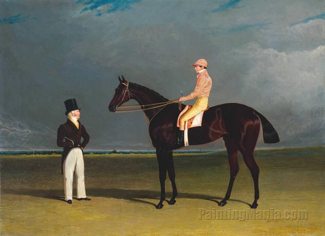 Birmingham with Patrick Conolly Up, and his Owner, John Beardsworth