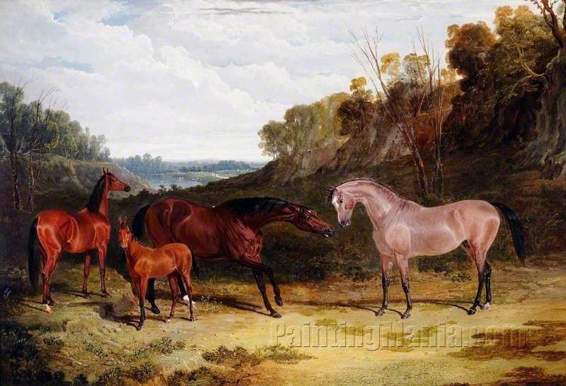 Horses in a Landscape