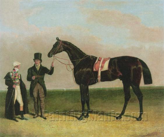 Mr. Richard Watt's "Rockingham", with Sam Darling, jockey and trainer, Forth