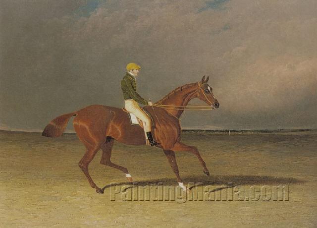 Mr. Thomas Houldsworth's chestnut racehorse "Vanish" with Sam Darling up