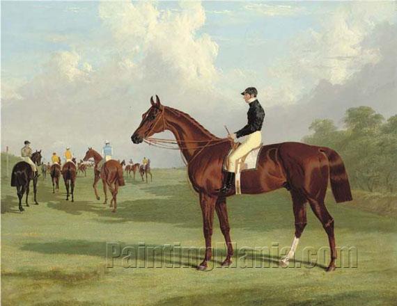 Mundig with William Scott up at the start for the 1835 Derby