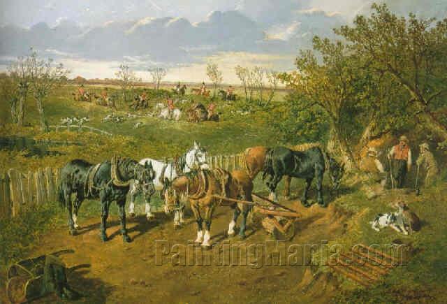 Plow horses with a hunt beyond