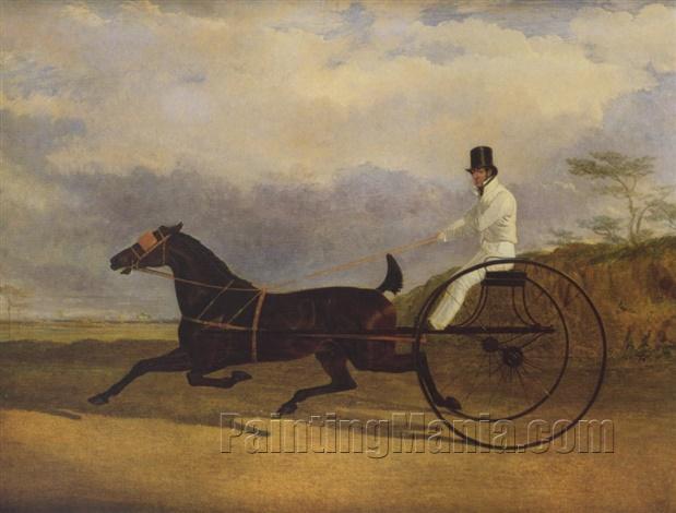 Squire Osbaldeston and His Famous Trotting Horse Ratler