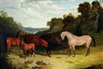 Horses in a Landscape 1827