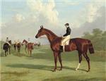 Mundig with William Scott up at the start for the 1835 Derby